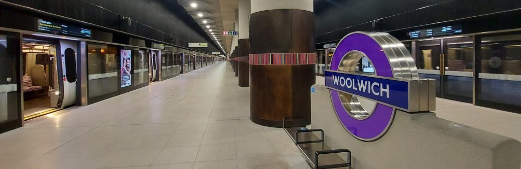 woolwich station on the elizabeth line