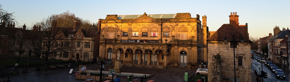 york art gallery at sunrise