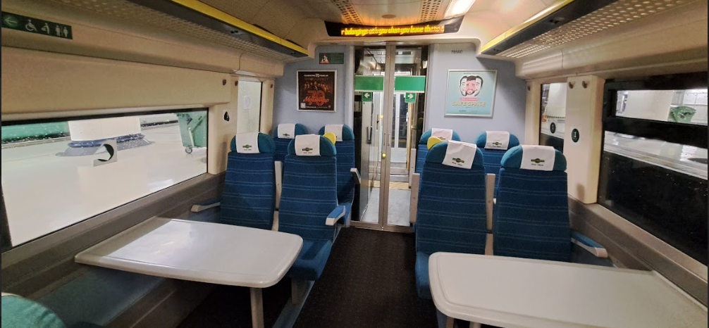 first class on a class 377 train