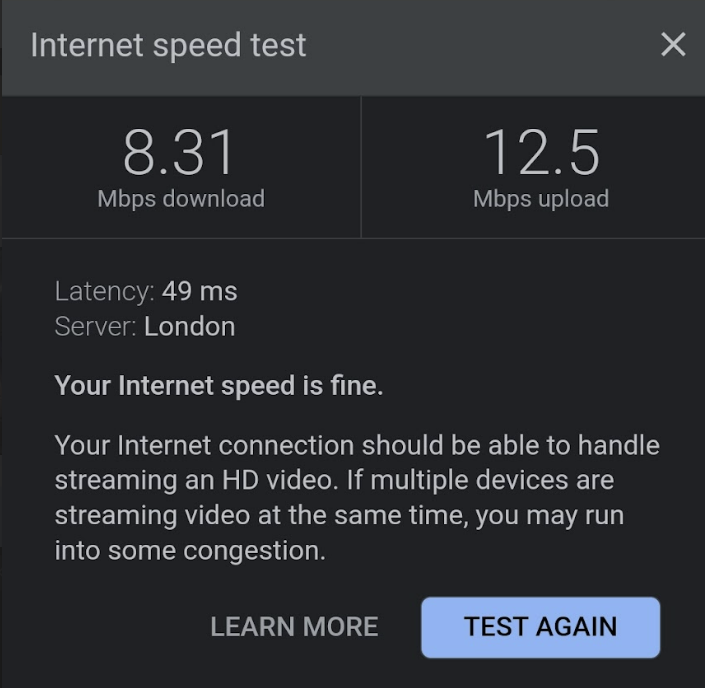 wifi speed on heathrow express service
