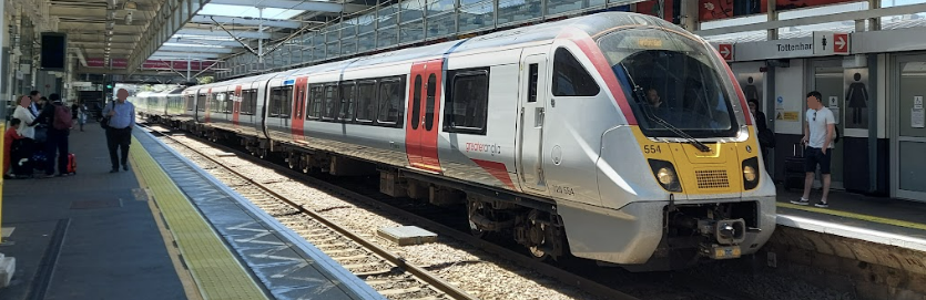 class 720 train from london to cambridge