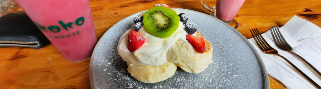 souffle pancakes served at koko house