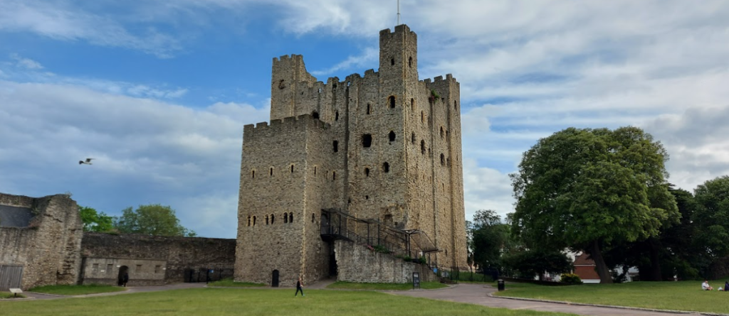rochester castle, one of the day trips in kent by train