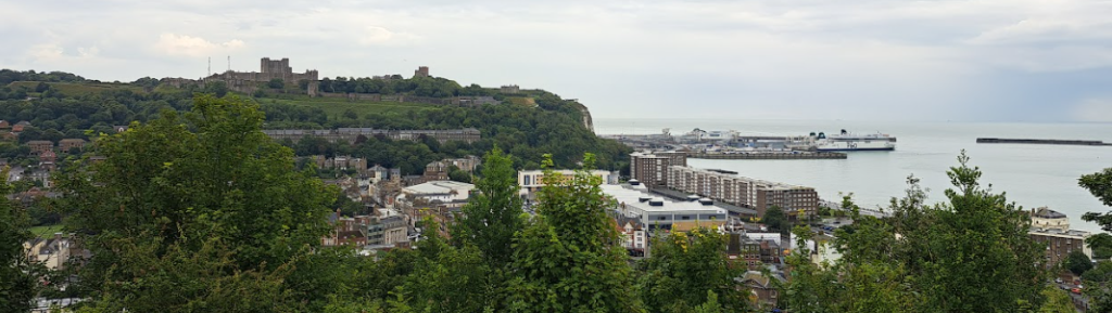 view of dover, one of the day trips in kent by train