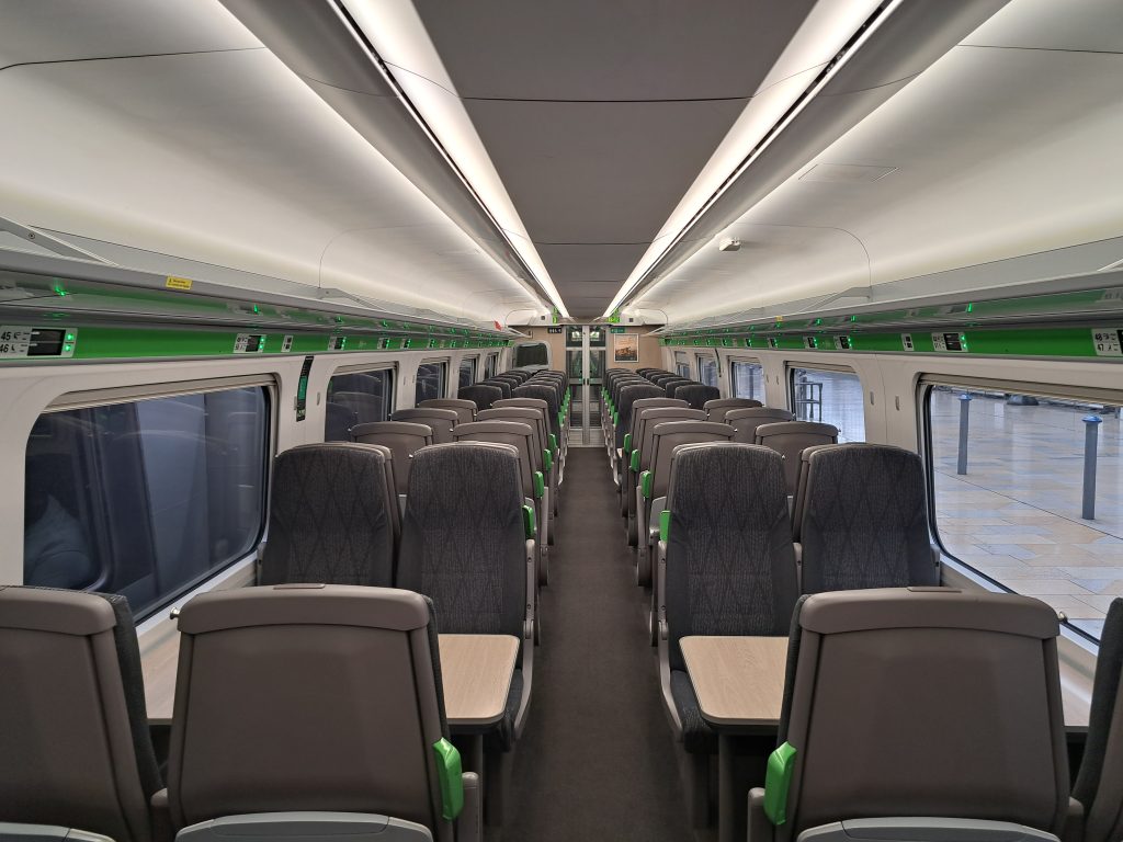 london to bristol train interior