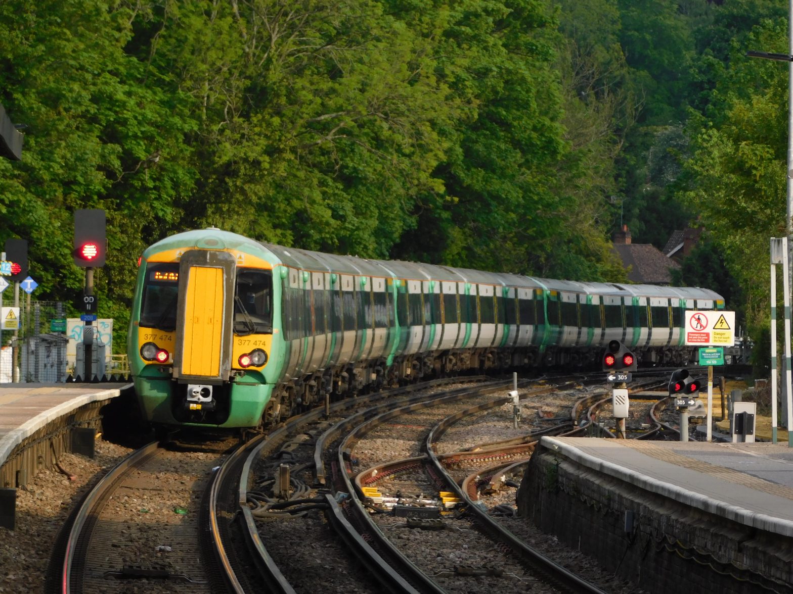 southern train used to illustrate june timetable change