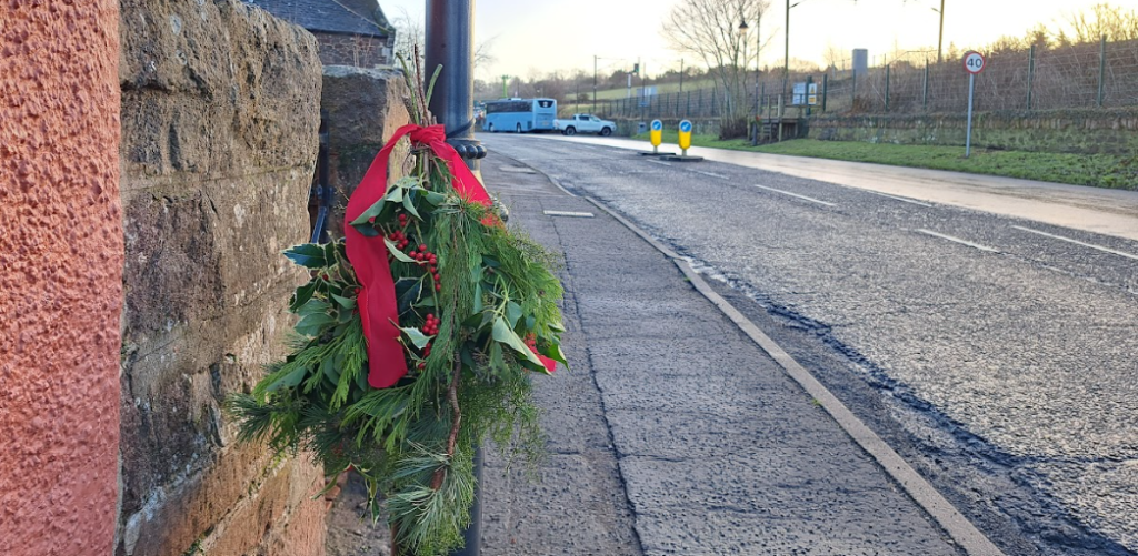wreath in east linton