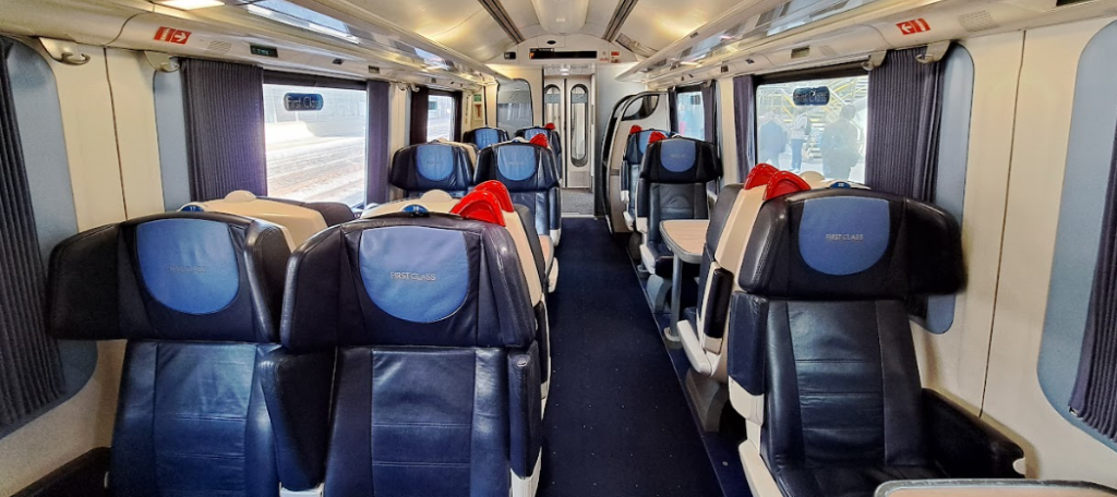 east midlands railway first class interior