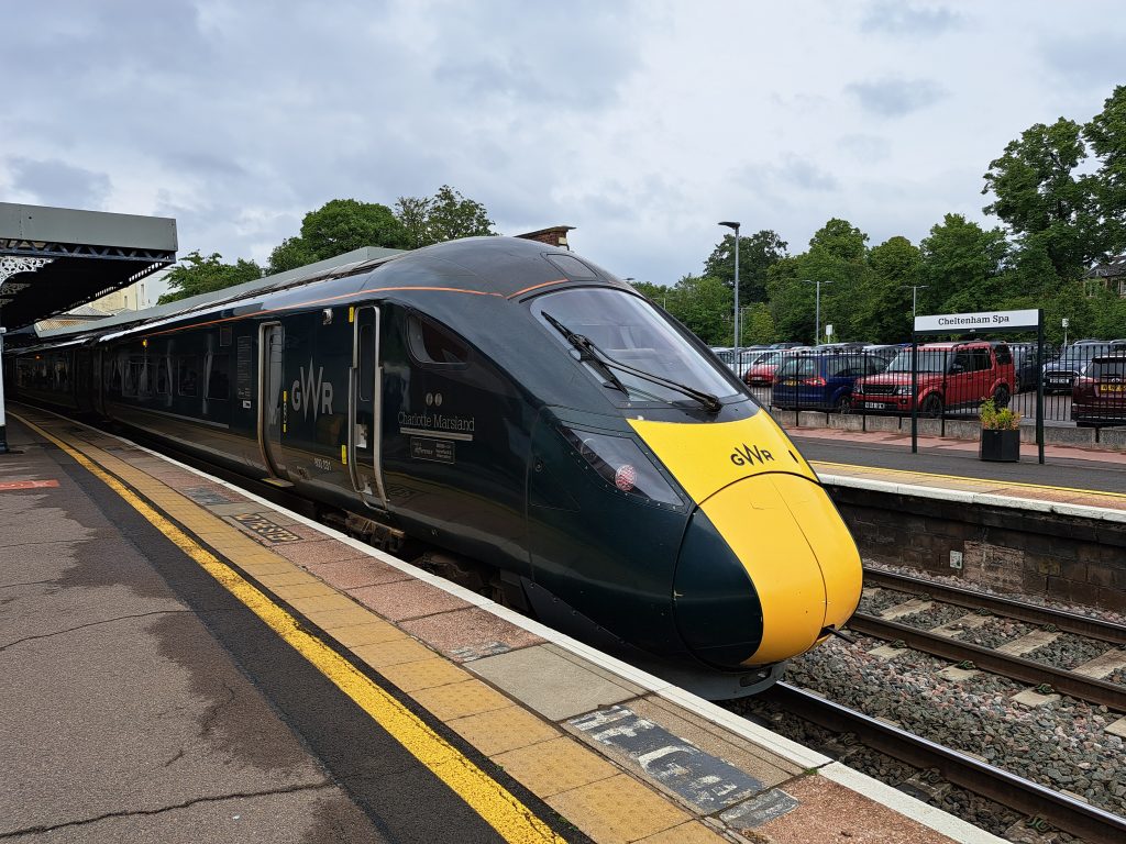 changing trains at cheltenham spa