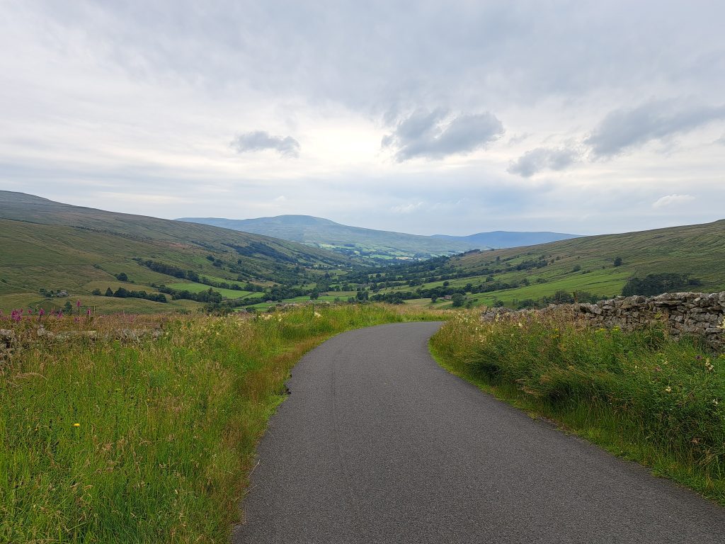 view from near dent station, england's highest station